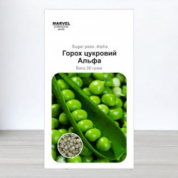 Насіння гороху цукрового Альфа, 30г